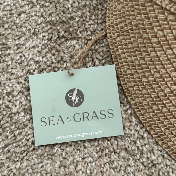 NEW Sea & Grass Visor With Ribbon - Picture 5 of 5